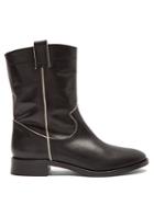 Alexachung Western Contrast-piped Leather Boots