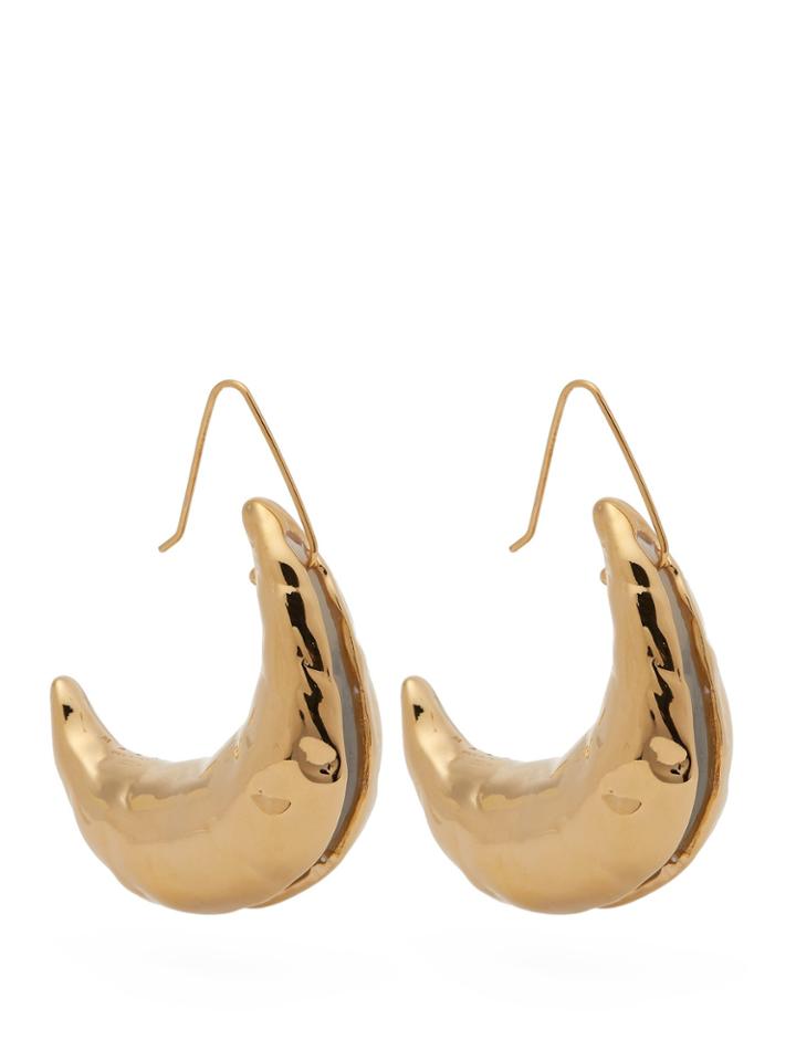 Marni Moon 24kt Gold-plated Earrings