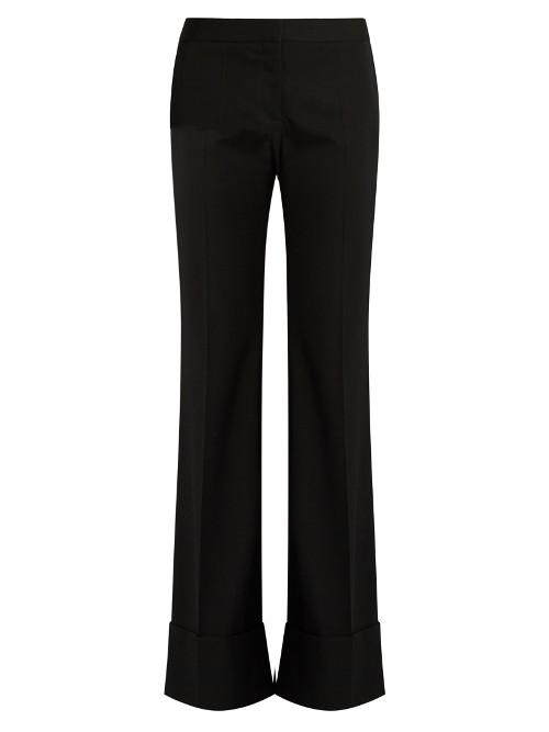 Stella Mccartney Josh Mid-rise Flared-leg Wool Trousers