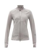 Matchesfashion.com Adidas By Stella Mccartney - Truepurpose Zip-up Jacket - Womens - Light Grey