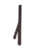 Prada Striped Chain-woven Tie