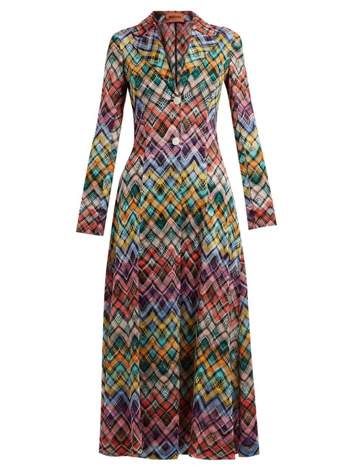 Missoni Zigzag Knit Coat