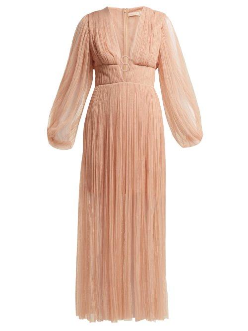 Matchesfashion.com Maria Lucia Hohan - Astoria Tulle Gown - Womens - Nude