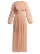 Matchesfashion.com Maria Lucia Hohan - Astoria Tulle Gown - Womens - Nude
