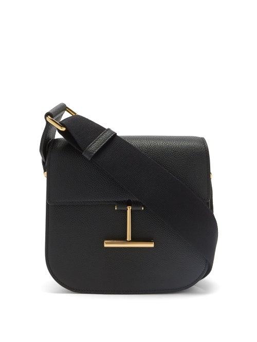 Tom Ford - Tara Mini Grained-leather Cross-body Bag - Womens - Black