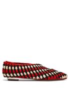 Proenza Schouler Cindy Macram Point-toe Flats