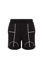 Matchesfashion.com Blackbarrett By Neil Barrett - Court Line Track Shorts - Mens - Black