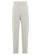 Matchesfashion.com Jacquemus - Moulin Wool Tailored Trousers - Mens - Grey