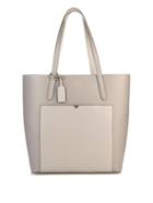 Smythson Panama North South Leather Tote