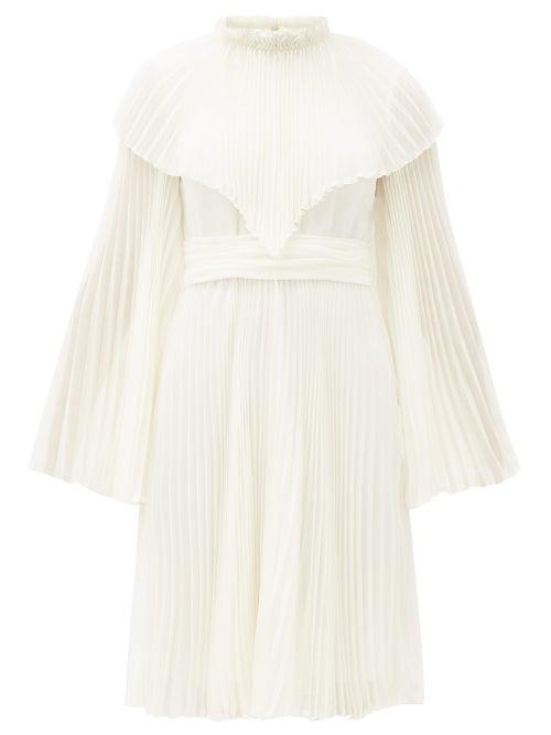 Matchesfashion.com Molly Goddard - Priscilla Shirred Cotton Blend Corduroy Dress - Womens - Pink