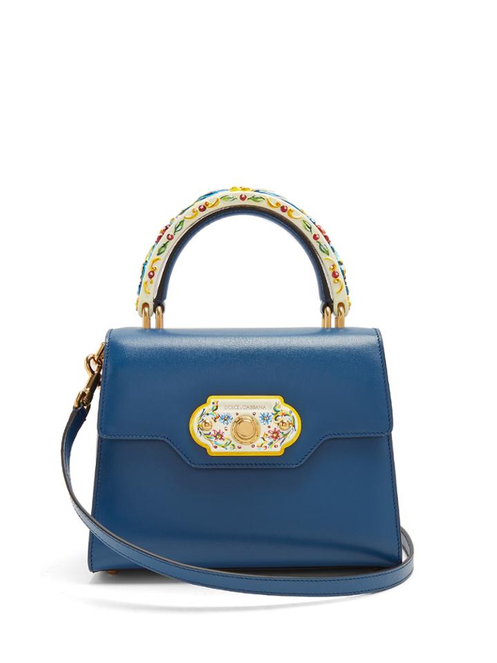 Dolce & Gabbana Welcome Doorbell Leather Bag