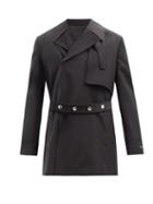 Matchesfashion.com 1017 Alyx 9sm - Belted Double-breasted Trench Coat - Mens - Black