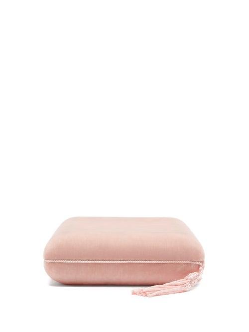 Matchesfashion.com Sophie Bille Brahe - Tasselled Velvet Jewellery Box - Womens - Pink