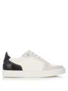 Ami Panelled Grained-leather Low-top Trainers
