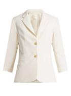 Matchesfashion.com The Row - Schoolboy Wool Blend Blazer - Womens - White