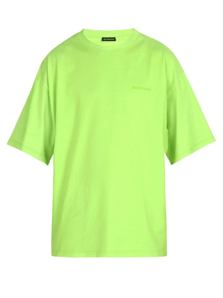 Balenciaga Ego Printed-cotton T-shirt