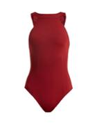 Matchesfashion.com Haight - Blondie Scoop Back Swimsuit - Womens - Dark Red