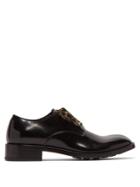 Maison Margiela Contrast-laces Patent-leather Derby Shoes