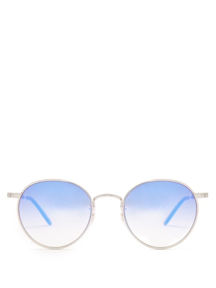 Garrett Leight Wilson Round-frame Sunglasses