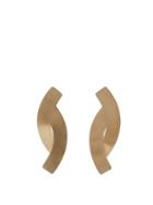 Matchesfashion.com Fay Andrada - Naru Curved Drop Earrings - Womens - Gold
