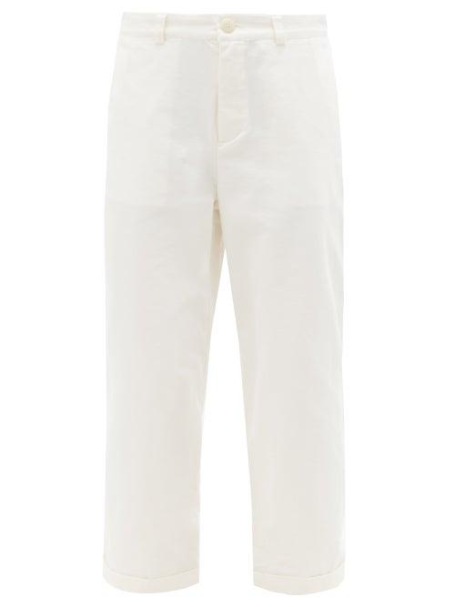 Matchesfashion.com Toogood - The Bricklayer Cotton Straight-leg Trousers - Womens - Cream