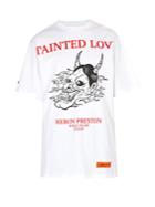 Heron Preston Oversized Tainted Love-print Cotton T-shirt