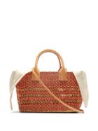 Matchesfashion.com Muu - Carrie Woven Straw Basket Bag - Womens - Cream Multi