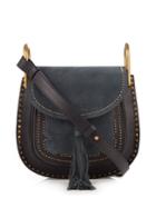 Chloé Hudson Small Suede And Leather Shoulder Bag