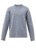 Le17septembre Homme - Crew-neck Wool-blend Sweater - Mens - Blue