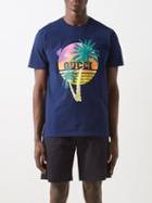 Gucci - Love Parade Palm-print Cotton-jersey T-shirt - Mens - Dark Navy