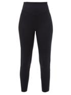 Le Ore - Andria High-rise Cropped Leggings - Womens - Black