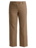 Matchesfashion.com A.p.c. - Cece Checked Trousers - Womens - Beige Multi