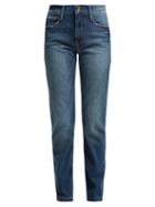 Matchesfashion.com Frame - Le Sylvie Straight Leg Jeans - Womens - Denim