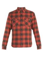Matchesfashion.com Rrl - Checked Patch Pocket Cotton Shirt - Mens - Red Multi