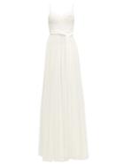 Matchesfashion.com Maria Lucia Hohan - Sienna Polka Dot Tulle Dress - Womens - White