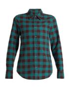 Golden Goose Deluxe Brand Helena Point-collar Checked Cotton Shirt