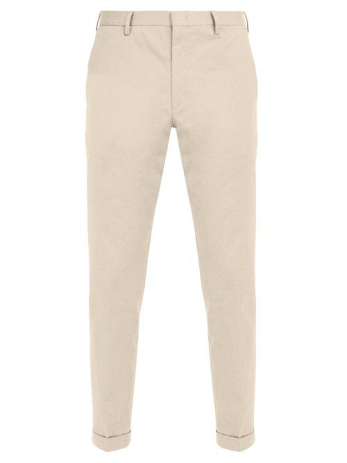 Matchesfashion.com Paul Smith - Classic Stretch Cotton Chino Trousers - Mens - Beige