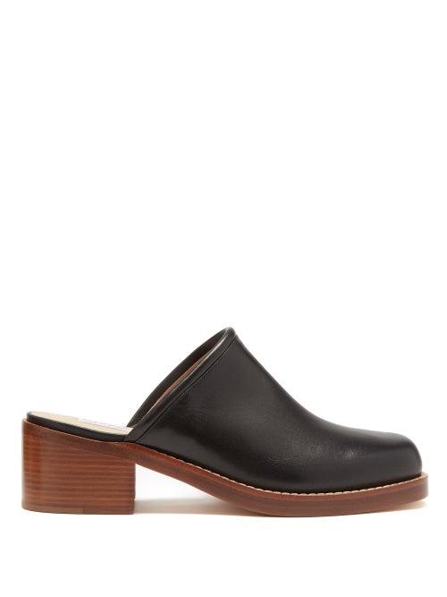 Gabriela Hearst - Armin Leather Mules - Womens - Black