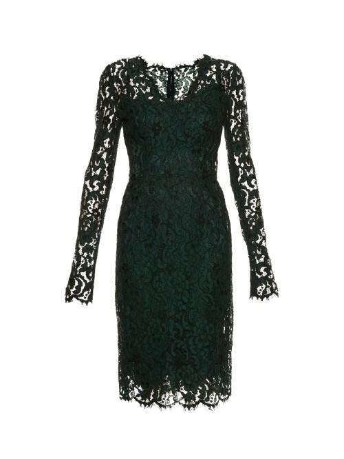Dolce & Gabbana Scoop-neck Lace Dress