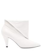 Givenchy Folded Cuff Leather Ankle Boots