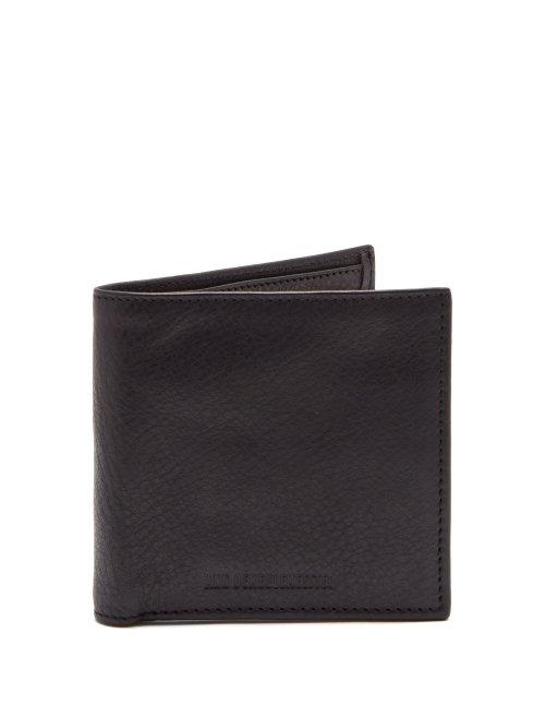 Matchesfashion.com Ann Demeulemeester - Bi Fold Leather Wallet - Mens - Black