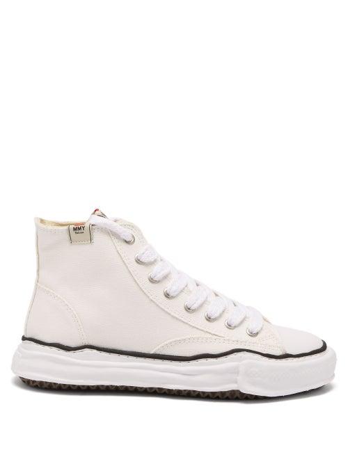 Mihara Yasuhiro - Peterson Original Sole Canvas High-top Trainers - Mens - White