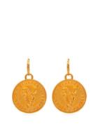 Matchesfashion.com Versace - Wheat Gold Tone Metal Drop Earrings - Womens - Gold