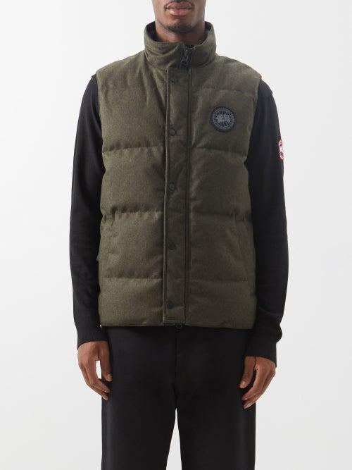 Canada Goose - Garson Quilted Down Gilet - Mens - Khaki