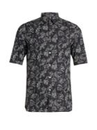 Lanvin Koi-print Short-sleeved Cotton-voile Shirt