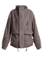 Matchesfashion.com Martine Rose - Oversized Fleece Jacket - Womens - Grey