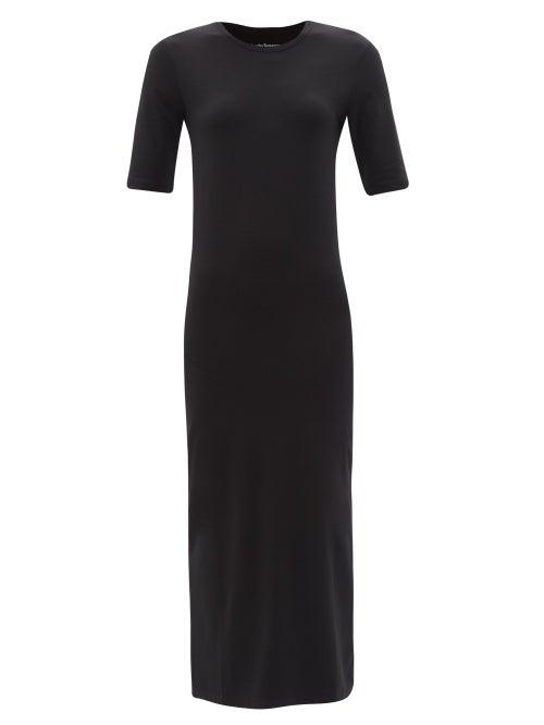 Ladies Rtw Another Tomorrow - Jersey T-shirt Dress - Womens - Black