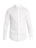 Giorgio Armani Single-cuff Diamond-jacquard Shirt