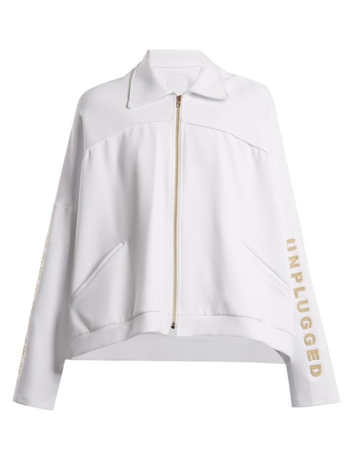 Charli Cohen Unplugged Scuba-jersey Performance Jacket