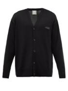 Wooyoungmi - Logo-embroidered Wool Cardigan - Mens - Black